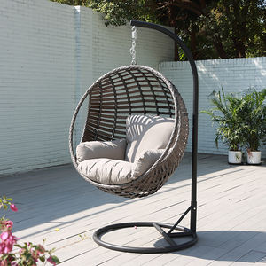OSMEN <span class=keywords><strong>Charlotte</strong></span> Chaise balançoire suspendue en osier pour le patio Utilisation confortable avec un design élégant - Product Image 2