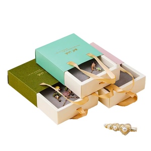 Recyclable Material Custom Soy Ink Printing Slide Drawer <b>Box</b> Packaging for Rings Perfume Essential Oil Candle Watch Jewelry <b>Box</b> - Product Image 5