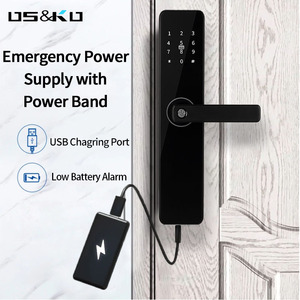 Tuya mật khẩu khóa cửa Electro Magnetic vân tay Cửa Khóa Door Knob với bàn phím keyles - Product Image 5