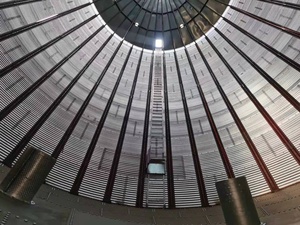 <span class=keywords><strong>Silo</strong></span> ondulé en acier galvanisé à chaud de 10 tonnes, assemblage boulonné, fond plat, pour céréales et aliments pour animaux, capacité de 1000 tonnes - Product Image 4