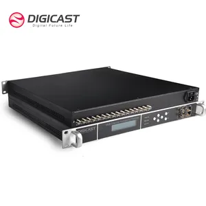 DIGICAST متعدد القنوات FTA مجانا في الهواء معدات البث جهاز استقبال قنوات الأقمار الصناعية للتلفزيون ل IPTV OTT نظام