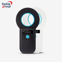 Lector RFID de Mano para Animales, Resistente al Agua, ABS, 134.2KHz EMID, con USB/Inalámbrico 2.4G, Memoria de 128 Registros, de Fábrica China