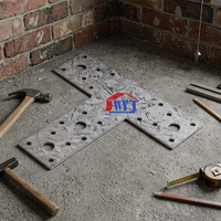 Connecteur de construction professionnel en T, galvanisé à chaud certifié ISO, pour la décoration des murs et des sols, avec un design moderne