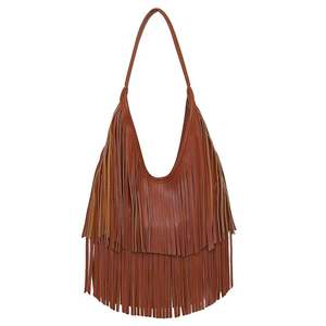 High Quality Retro Crossbody <b>Handbag</b> <b>for</b> <b>Women</b> <b>Large</b> Capacity Lightweight Tassel Shoulder Underarm Zipper Hot Selling - Product Image 2
