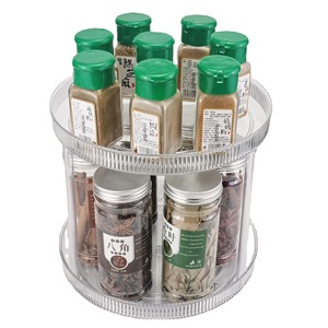 Multi Layer Rotating Storage Rack Round Standing Type For Personal Care Products Easy To Clean - Product Image 4
