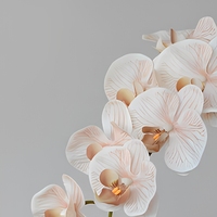 Bunga Buatan Anggrek Kupu-kupu Film Feel Film Dekorasi Pernikahan Bunga Palsu Phalaenopsis Dekorasi Pesta Rumah Alat Peraga Fotografi
