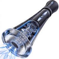 Anneaux péniens vibrants étanches à commande par application, avec aspiration puissante, 6 anneaux en silicone, masturbateurs électroniques masculins