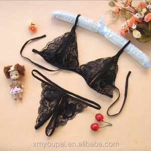 Conjunto de Lencería en Oferta, Conjunto de Brasier y Bragas, Tanga Sexy para Mujer, Ajusta a Mujeres Menores de 75 kg - Product Image 4