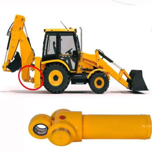 กระบอกไฮดรอลิกแบบยืดหดได้สองทางเคลือบโครเมียมแข็ง <span class=keywords><strong>JCB</strong></span> สำหรับรถตัก รถดัมพ์ และเครื่องจักรก่อสร้าง - Product Image 1