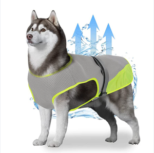 Gilet d'été personnalisé en polyester pour animaux de compagnie – Adorable chemise sans manches pour chien avec fonction rafraîchissante, lavable, prévention des coups de chaleur <span class=keywords><strong>HW</strong></span> - Product Image 1