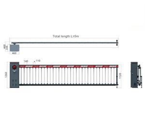 מחסום חניה אוטומטי, שער מחסום חניה, עמוד מחסום חניה - Product Image 2