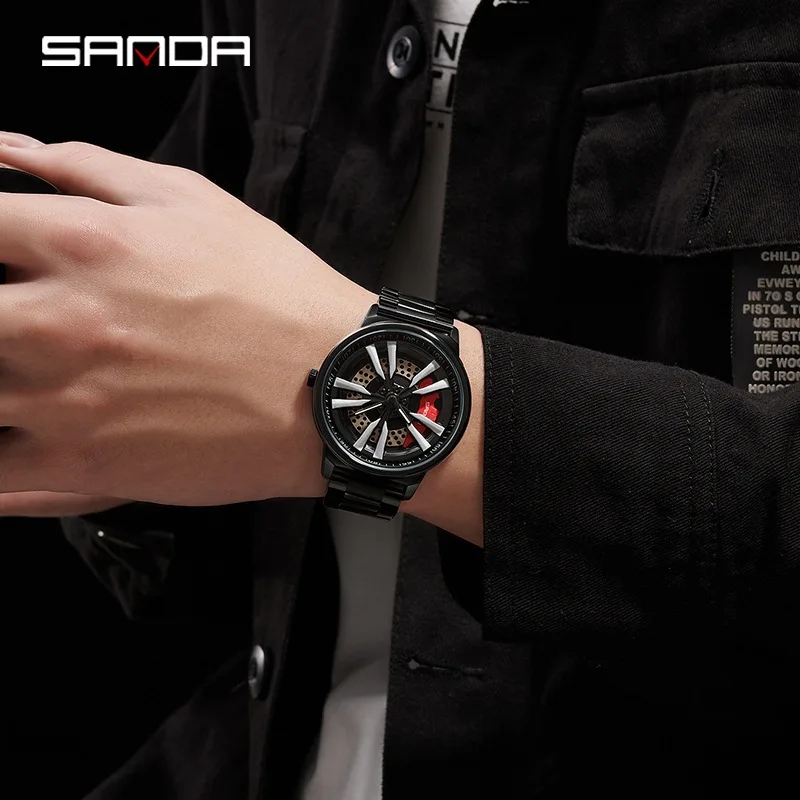 SANDA 1111 Outdoor Sports Watch - Quartz Waterproof Wristwatch