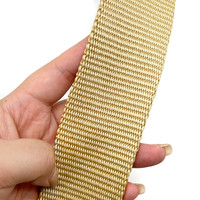 Ruban de sangle en filament aramide Technora ignifuge haute ténacité de 25mm de large pour mentonnières