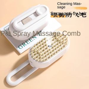 Peine y Cepillo para Pelo de Perros y Gatos de Plástico, Herramienta de Aseo para Mascotas Ecológica para Baño, Masaje para Cachorros y Gatos - Product Image 3