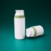 Flacon pompe sans air de luxe pour cosmétiques, 30ml, 50ml, 80ml, 100ml, 120ml, 150ml, 200ml, flacon à vide pour lotion, emballage OEM ODM pour soins de la peau