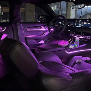 ชุดอัพเกรดไฟ Ambient สำหรับ Cadillac CT5 ปี 2020 ถึง 2025 อุปกรณ์เสริมไฟ LED ภายใน แผงตกแต่ง - Product Image 2