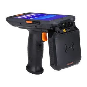 Warehouse Rf Uhf Rfid Pda Vehicle Inventory Scanner 15M Long Distance Barcode Reader Bar Code Laser Hand Held Phone Android PDA