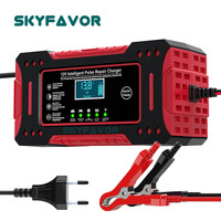 Cargador de Batería de Coche de 12V a Precio de Fábrica, Cargador Inteligente Automático de 12V 6A para Baterías de Plomo-Ácido EFB AGM GEL con Reparación por Pulsos