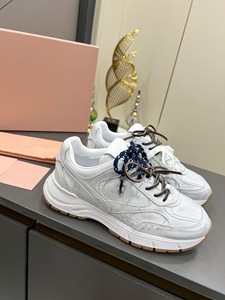 Zapatillas Retro para <span class=keywords><strong>Mujer</strong></span>, Suela Gruesa, Nueva Serie Combinada de Color Blanco Torre, Cuero Genuino, Logotipo Original - Product Image 6