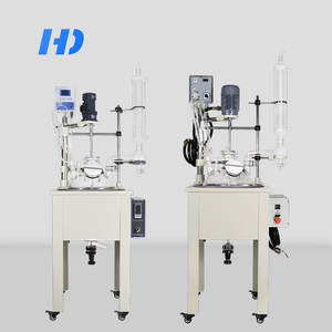 Reaktor kaca lapisan tunggal 1L 2L 3L 5L 10L untuk eksperimen penelitian - Product Image 5