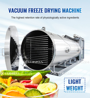 Industrieel Gebruik Ce 200Kg 300Kg 500Kg 1000Kg Groot Vlees Pet Food Freeze Droger Snoep Fruit Vacuüm Kruiden Lyofilisator Machine
