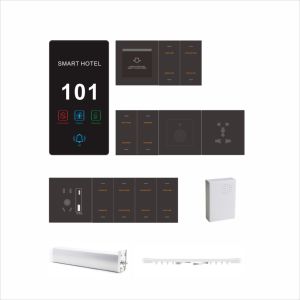 Accesso alla camera d'albergo impermeabile <span class=keywords><strong>e</strong></span> sistema <span class=keywords><strong>di</strong></span> <span class=keywords><strong>controllo</strong></span> dell'illuminazione con pannello a sfioramento IP66 fili <span class=keywords><strong>di</strong></span> rete - Product Image 1