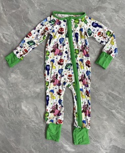 Secret Stock riceve Baby Bamboo pigiama Western articoli Baby Shortie taglie casuali e colore Zippy per bambini - Product Image 3