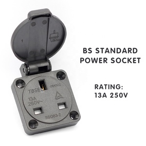 British IP54 <strong>13A</strong> 250V Waterproof <strong>UK</strong> <strong>Socket</strong> - Product Image 2