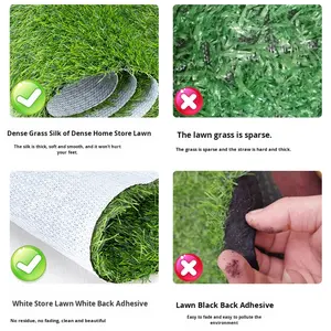 Alfombra <span class=keywords><strong>de</strong></span> interior personalizable Base blanca <span class=keywords><strong>Césped</strong></span> sintético <span class=keywords><strong>artificial</strong></span> TPR Goma <span class=keywords><strong>Césped</strong></span> <span class=keywords><strong>de</strong></span> escritorio Tamaño personalizable para la venta - Product Image 3