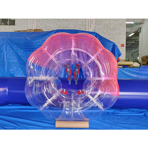 透明バブルサッカーボールインフレータブルバンパーボール大人用インタラクティブバブルルーピーサッカーボール - Product Image 1