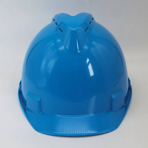 CE 인증 건설 보호 안전 헬멧 하드 모자 블랙 옐로우 레드 화이트 라이트 블루 HDPE 산업 안전 장비 - Product Image 3
