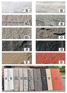 Thiết kế hiện đại 3D mô hình tường Bảng điều chỉnh giá rẻ PU đá cẩm thạch đá 3D PU nhân tạo đá thạch anh cho biệt thự lớn slab - Product Image 5