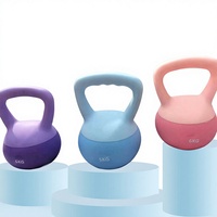 Kettlebell haltère en PVC souple pour l'entraînement à domicile des bras et des hanches, et le remodelage corporel