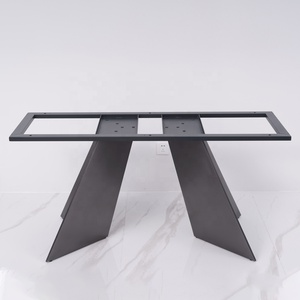 Chân bàn gang đúc bán buôn, kiểu dáng chân bàn chữ nhật bằng thép không gỉ công nghiệp, thiết kế hiện đại cho nhà hàng, khách sạn sang trọng. - Product Image 1