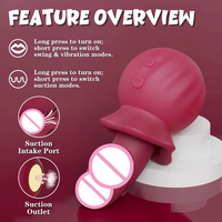 Vibrateur buccal, stimulateur vaginal du point G, jouet sexuel pour adultes, 10 fréquences, rechargeable par USB, étanche IPX7, jouets sexuels pour femmes
