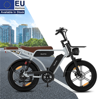 Vélo électrique M9 Scrambler 250W 48V 35Ah Double batterie 60Nm Autonomie 130km Freins à disque hydrauliques 25km/h E-bike