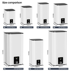 Bình nước nóng điện treo tường đa năng, dung tích 20L/30L/50L, làm nóng nhanh, tích trữ nước nóng cho hộ gia đình - Product Image 4