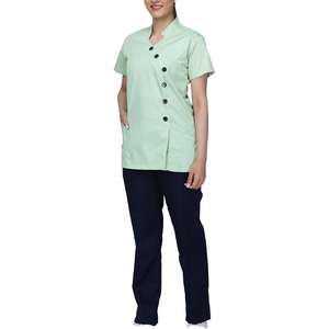 High Quality Unisex Hospital <b>Nursing</b> <b>Scrubs</b> Full Customized Woven Spandex/Polyester Medical <b>Scrubs</b> - Product Image 2