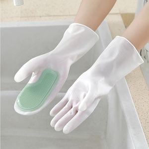 Alta calidad Anti escaldado cepillo estilo limpieza Pvc <span class=keywords><strong>mango</strong></span> Anti <span class=keywords><strong>alergia</strong></span> moda cocina agarrar guantes - Product Image 6