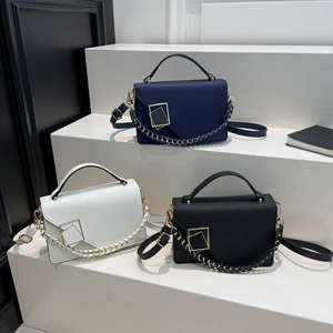 Nouveau sac multifonctionnel tendance en PU avec fermeture magnétique carrée pour femme, modèle 2026, type sacoche. - Product Image 1