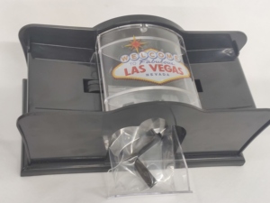 Mezclador de cartas automático de plástico, equipo de Casino, negro, rojo, azul, Deluxe, 2 cubiertas, para Blackjack,ygebet, póker, Manual - Product Image 3