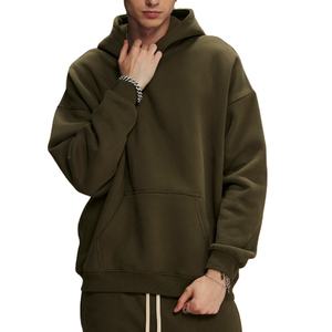 Chaqueta con capucha de marca para <span class=keywords><strong>hombre</strong></span> de invierno 2025 de lujo, ajuste holgado, felpa gruesa de gran tamaño con opciones personalizadas - Product Image 1