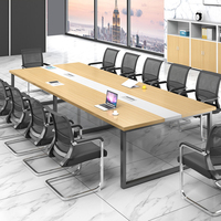 Table de conférence moderne avec chaise de bureau, salle de réunion Konferenztisch Mesa De Reuniones Tavolo Da