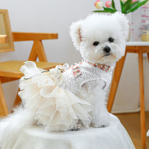 PETCIRCLE pet clothing for small and medium-sized dogs, pet supplies, 3D floral scented dresses for pets - Product Image 2