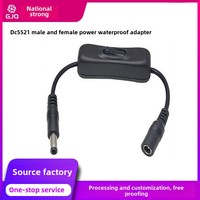 Kunden spezifischer DC5521 LED-Streifen-Netzteil-Niederspannung schalter mit Stecker-Buchse-Anschluss aus Kupfer Leicht gewicht Langlebig