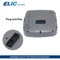 Panneau de contrôle d'excavatrice ELIC, jauge, 300426-00089B - Écran LCD de remplacement pour les modèles Doosan DX300LC-3 DX140 DX225