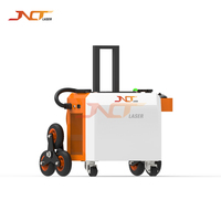 Nettoyeur laser à fibre JPT haute puissance 500W portable pour le bois, la pierre, l'aluminium, la rouille, l'oxyde et le décapage de peinture avec design en valise