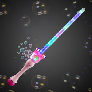 Nouveau produit : Épée à bulles néon en plastique à 10 trous, jouet portable pour enfants, idéal pour les jeux en extérieur, Halloween, Noël, et les prix de carnaval - Product Image 1