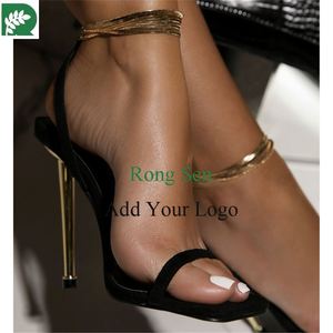 Nuova parola con le lettere a forma di tacco moda europa e gli stati uniti scarpe da donna col tacco alto - Product Image 3