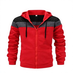 Men's Windproof Breathable Eco-Friendly Polyester/Cotton Long Varsity Jacket Detachable Hood Quarter Zip Casual Winter Green - Product Image 1